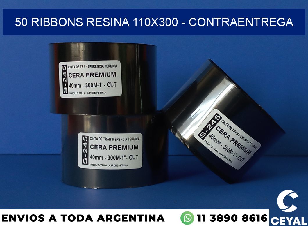 50 Ribbons resina 110×300 – contraentrega