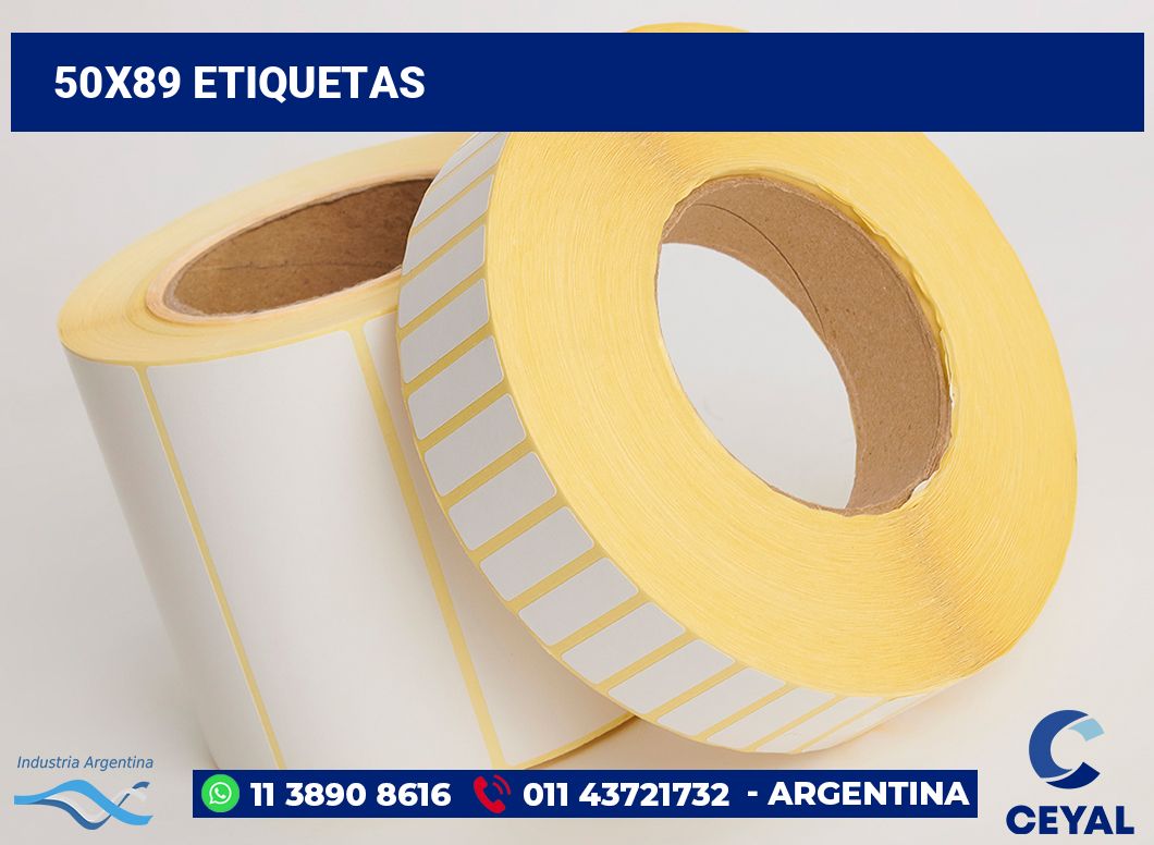 50x89 Etiquetas