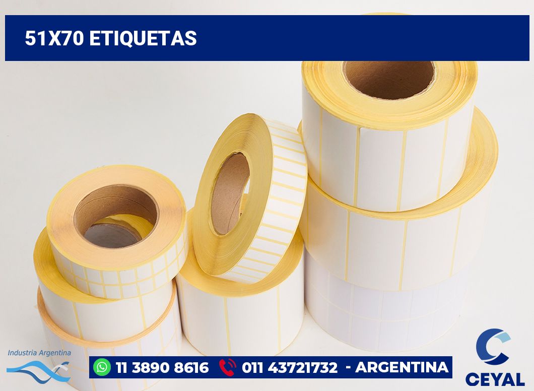 51x70 Etiquetas