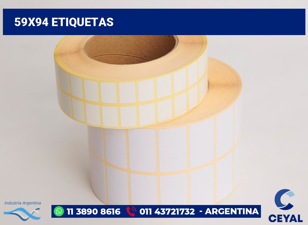 59x94 Etiquetas