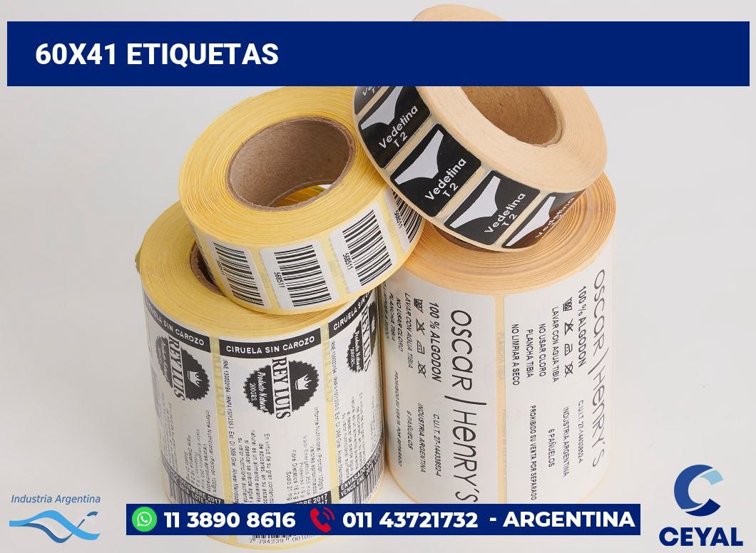 60x41 Etiquetas