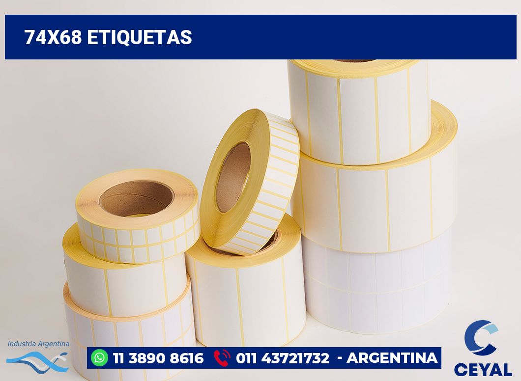 74x68 Etiquetas