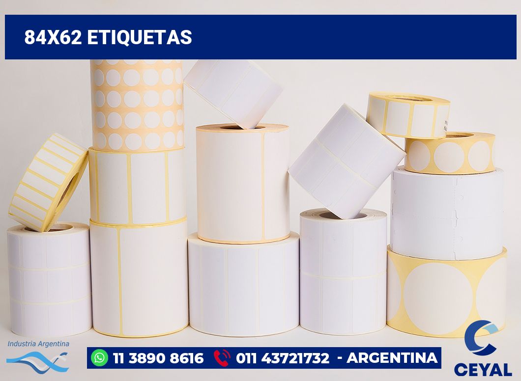 84x62 Etiquetas