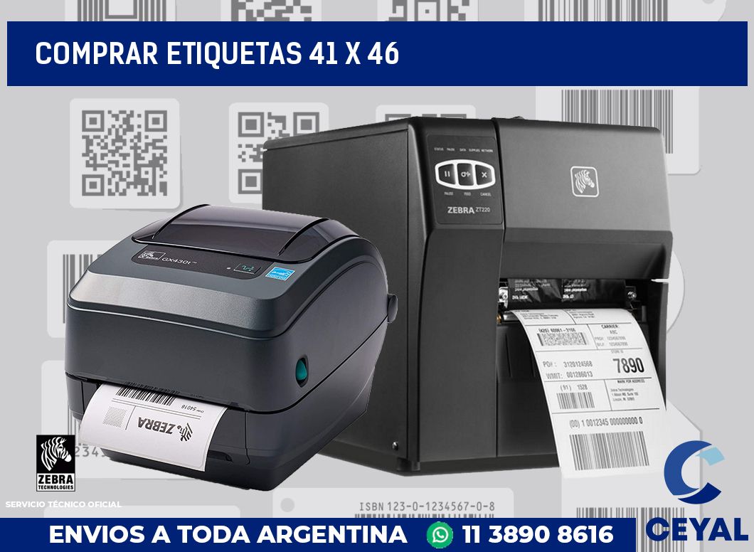 Comprar etiquetas 41 x 46