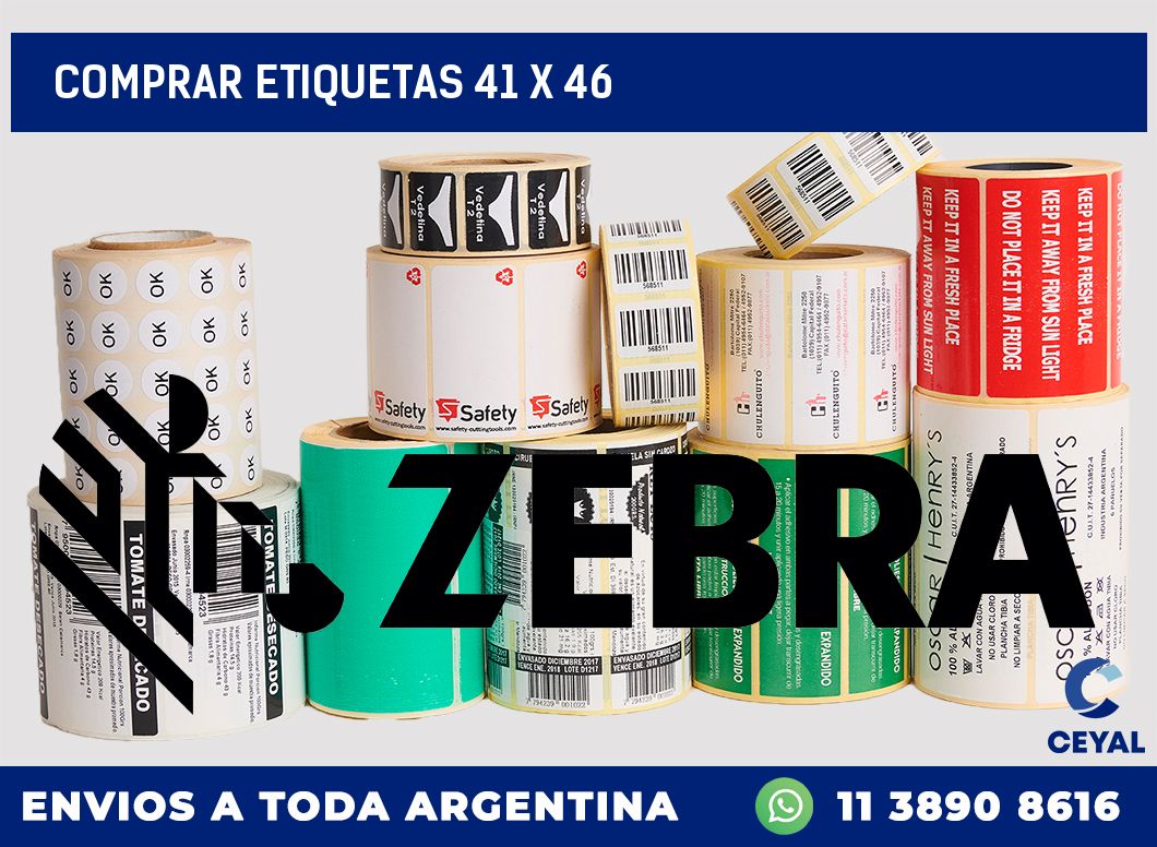 Comprar etiquetas 41 x 46