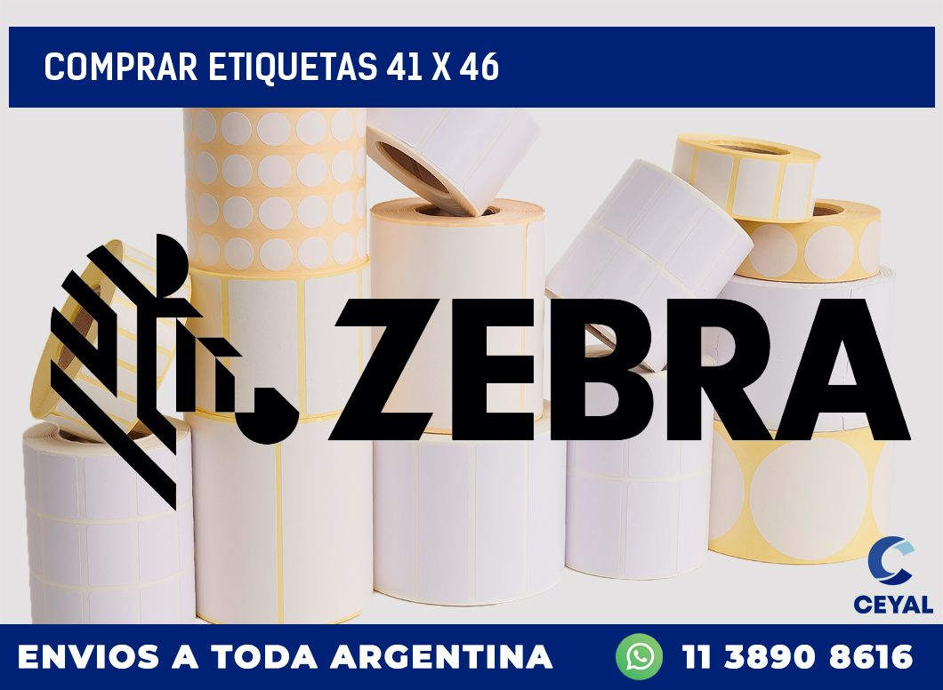 Comprar etiquetas 41 x 46