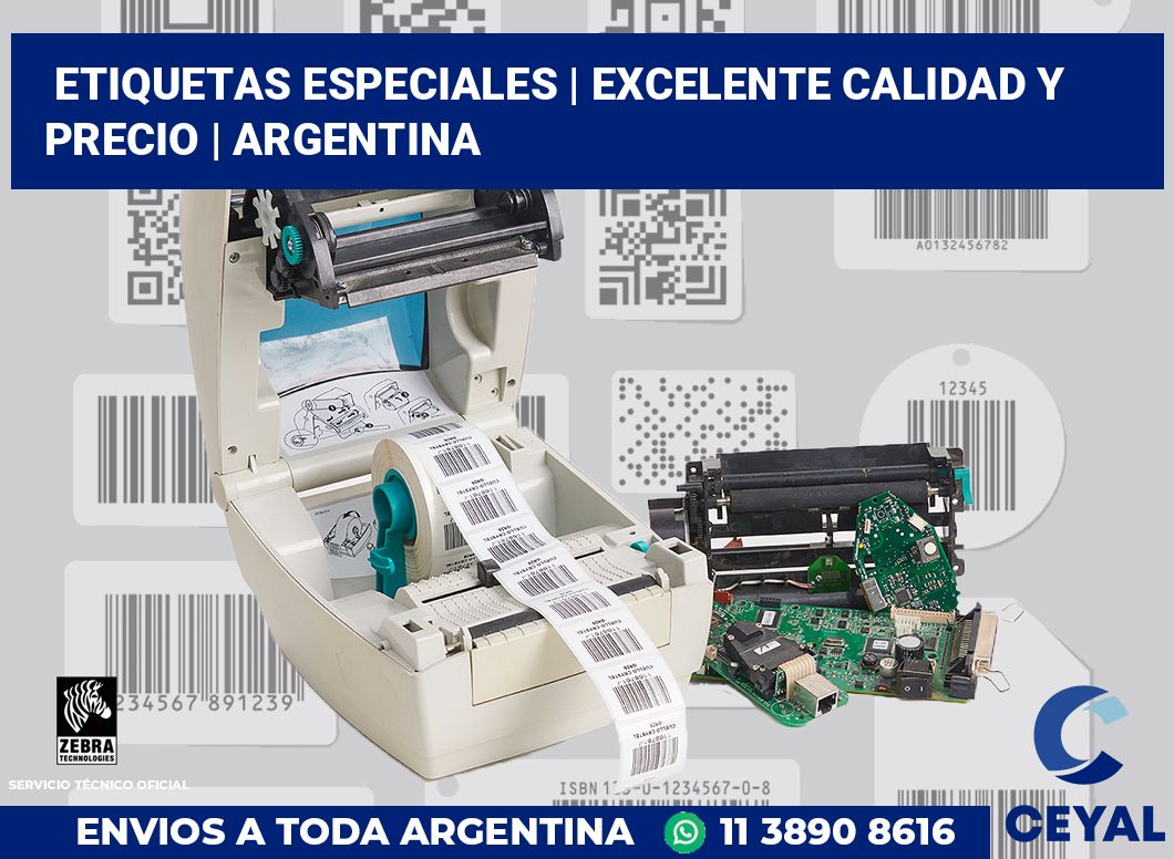 Etiquetas especiales | Excelente calidad y precio | Argentina