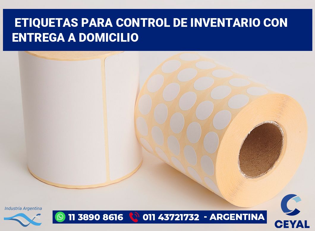 Etiquetas para Control de Inventario con Entrega a Domicilio