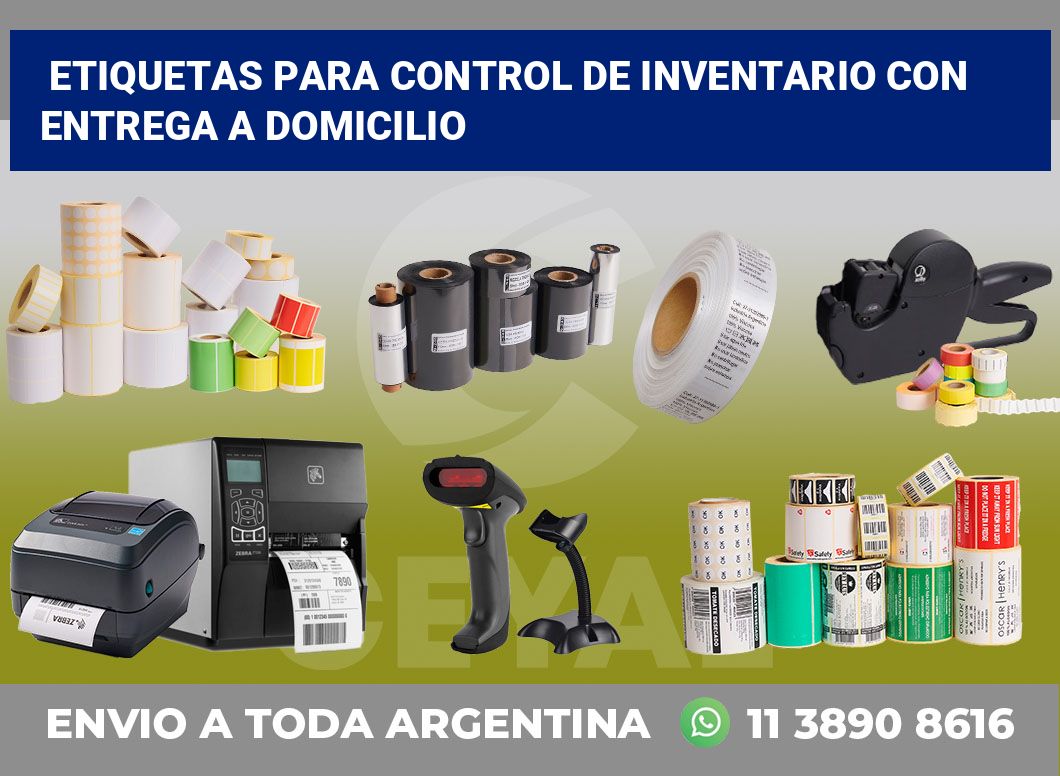 Etiquetas para Control de Inventario con Entrega a Domicilio