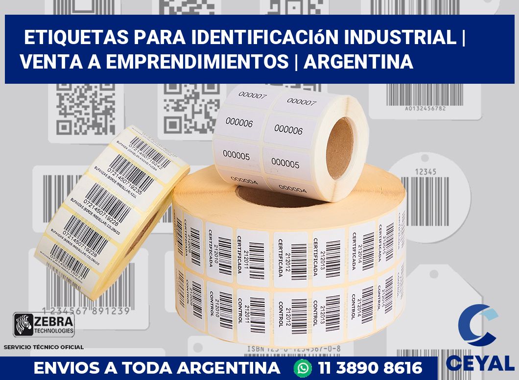 Etiquetas para identificación industrial | Venta a emprendimientos | Argentina