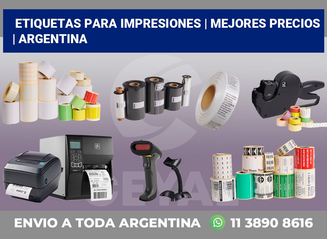 Etiquetas para impresiones | Mejores precios | Argentina