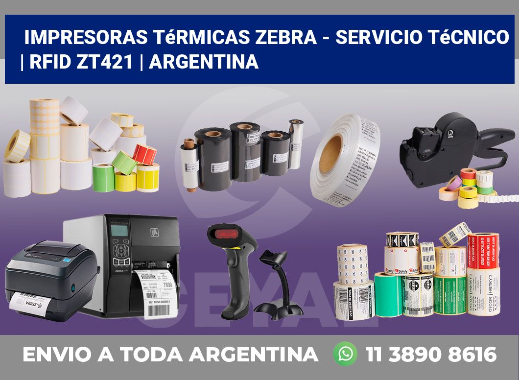 Impresoras térmicas Zebra – servicio técnico | RFID ZT421 | Argentina