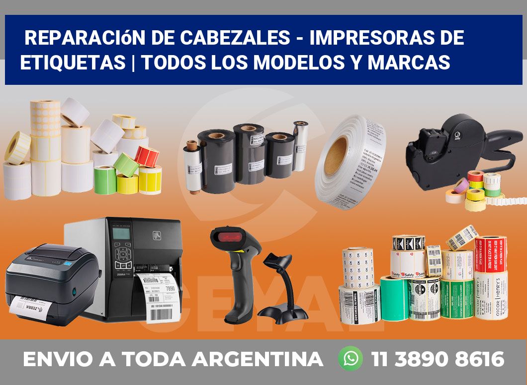 Reparación de cabezales – impresoras de etiquetas | Todos los modelos y marcas