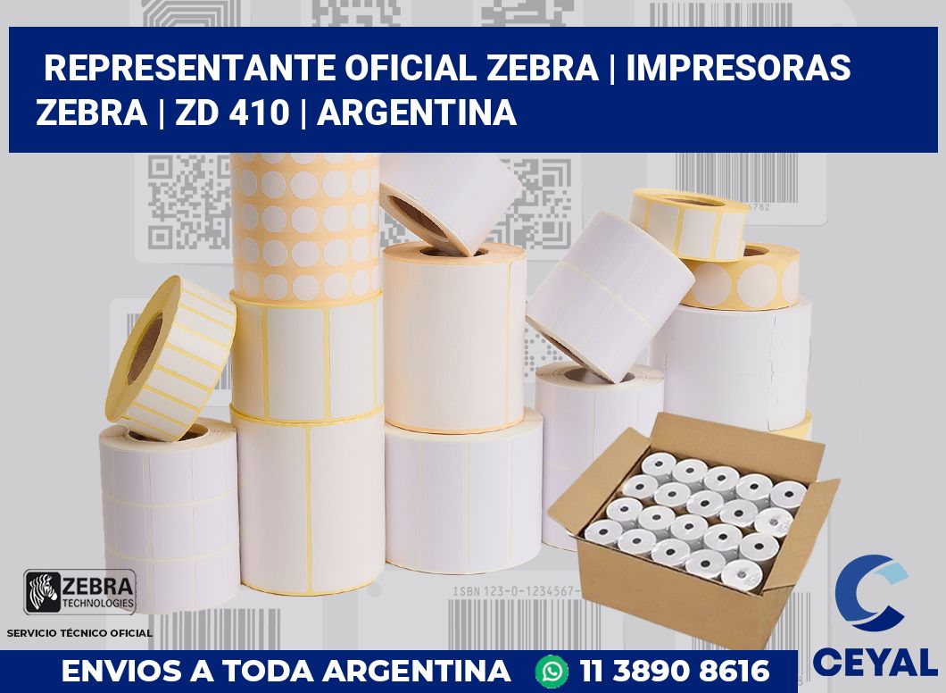 Representante oficial Zebra | Impresoras Zebra | ZD 410 | Argentina