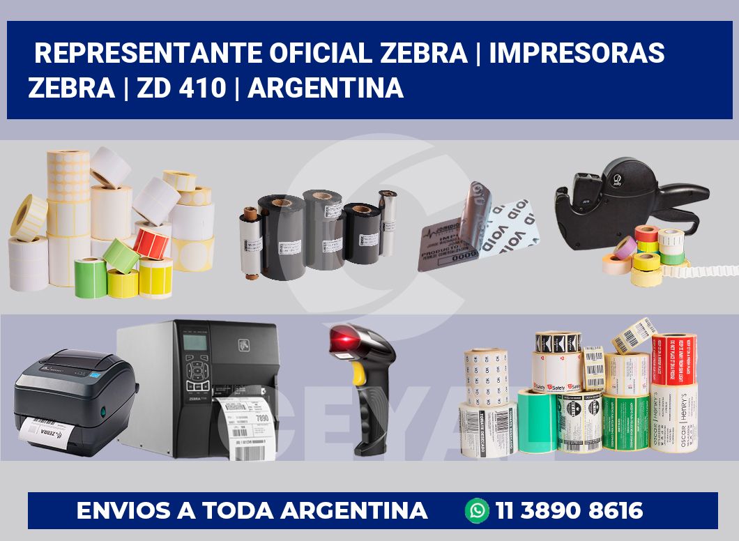 Representante oficial Zebra | Impresoras Zebra | ZD 410 | Argentina