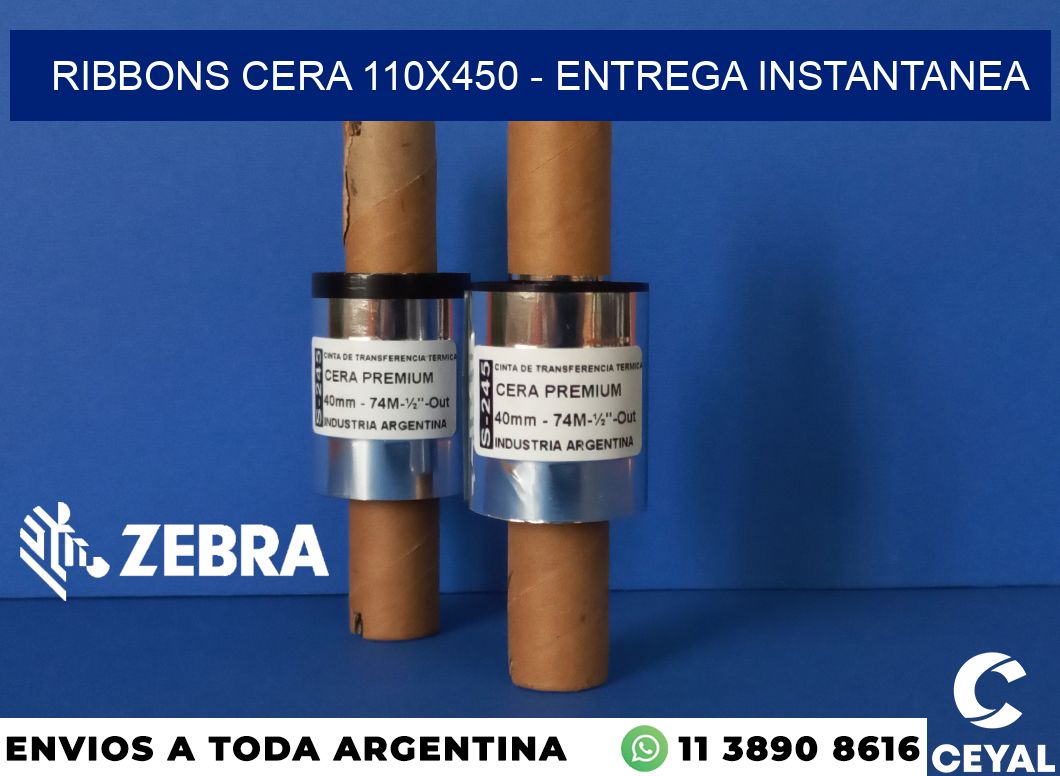 Ribbons cera 110x450 - entrega instantanea