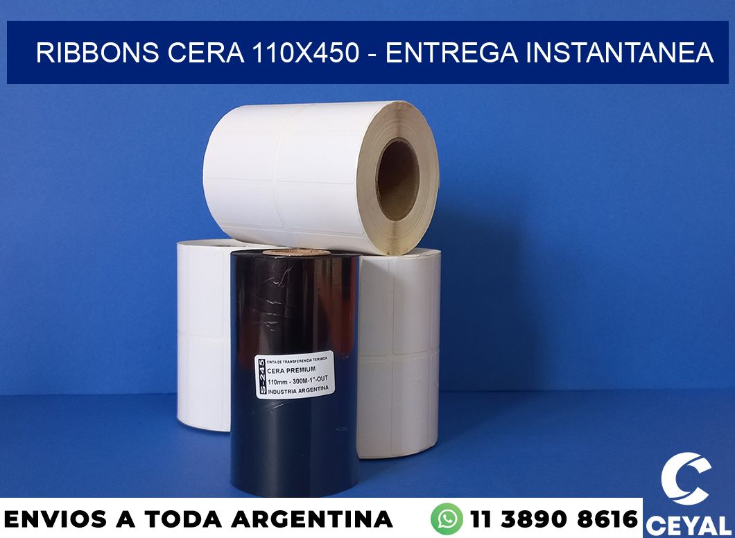 Ribbons cera 110×450 – entrega instantanea