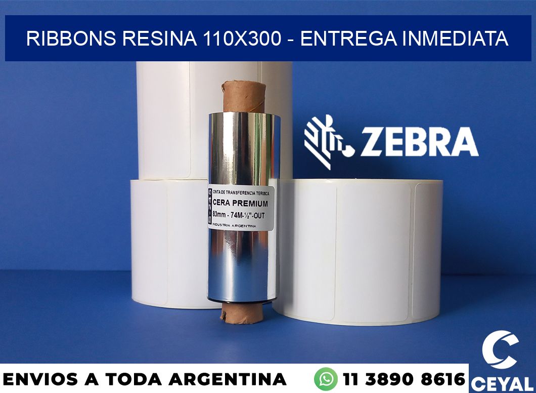Ribbons resina 110x300 - Entrega inmediata