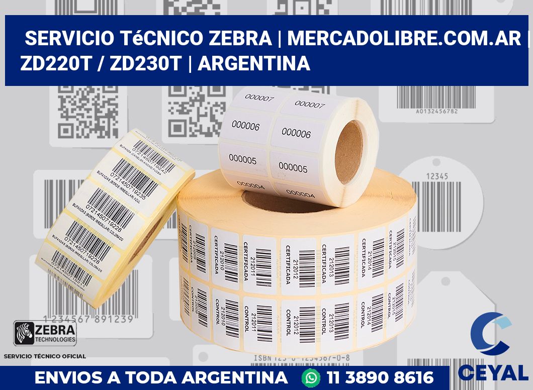 Servicio Técnico Zebra | MercadoLibre.com.ar | ZD220t / ZD230t | Argentina