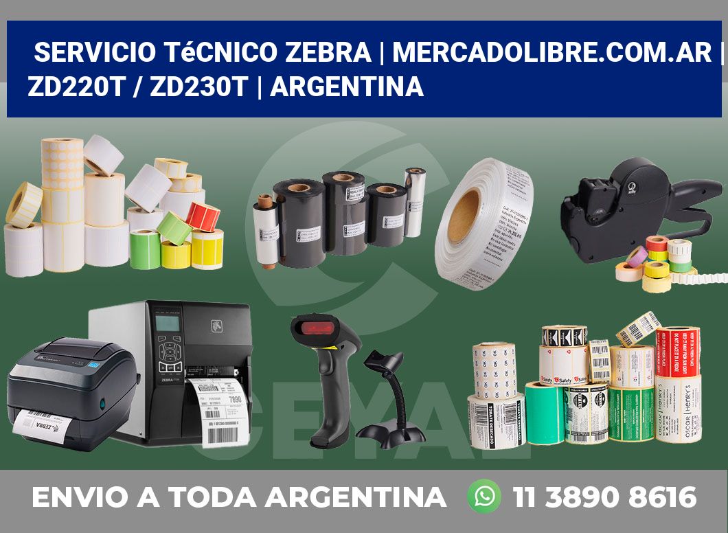 Servicio Técnico Zebra | MercadoLibre.com.ar | ZD220t / ZD230t | Argentina