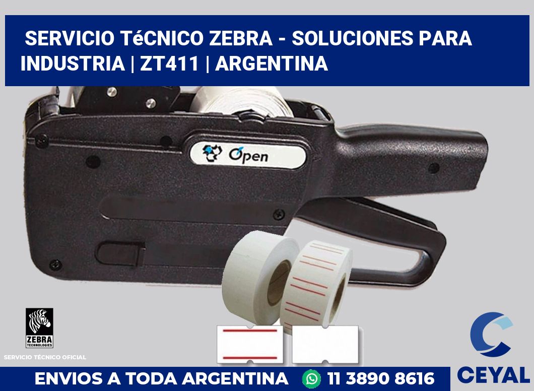 Servicio técnico Zebra - Soluciones para industria | ZT411 | Argentina