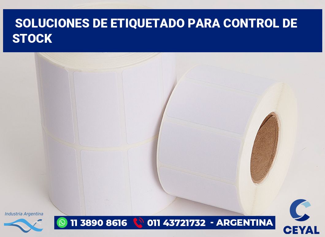 Soluciones de Etiquetado para control de stock