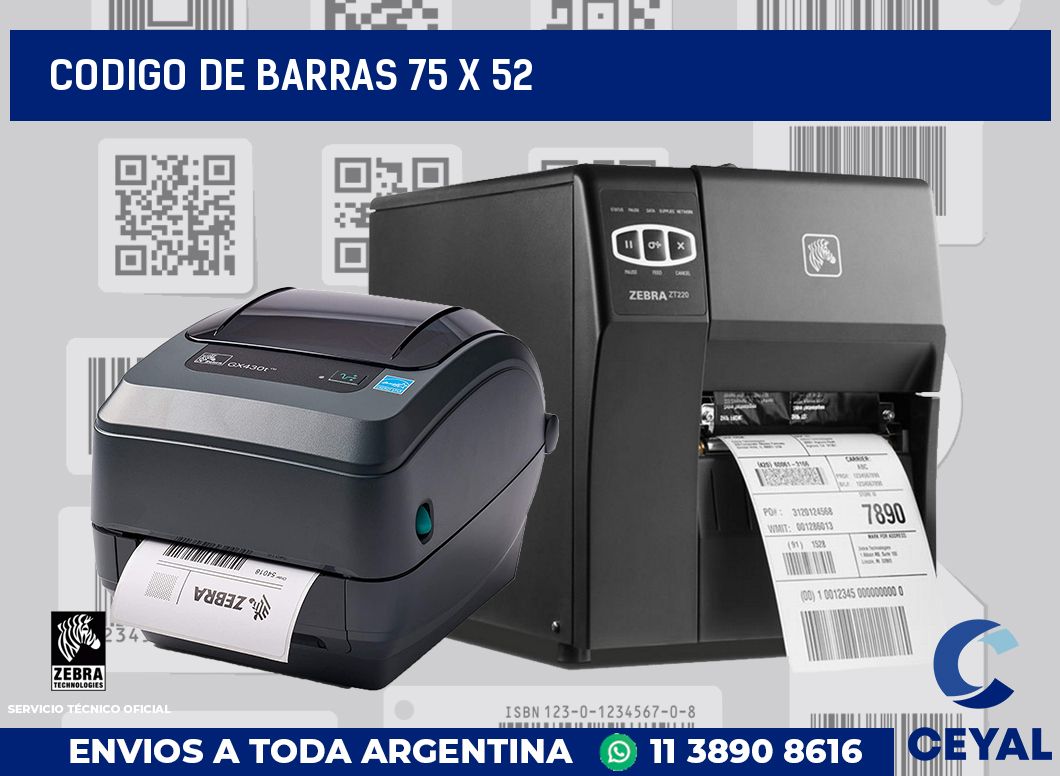 codigo de barras 75 x 52