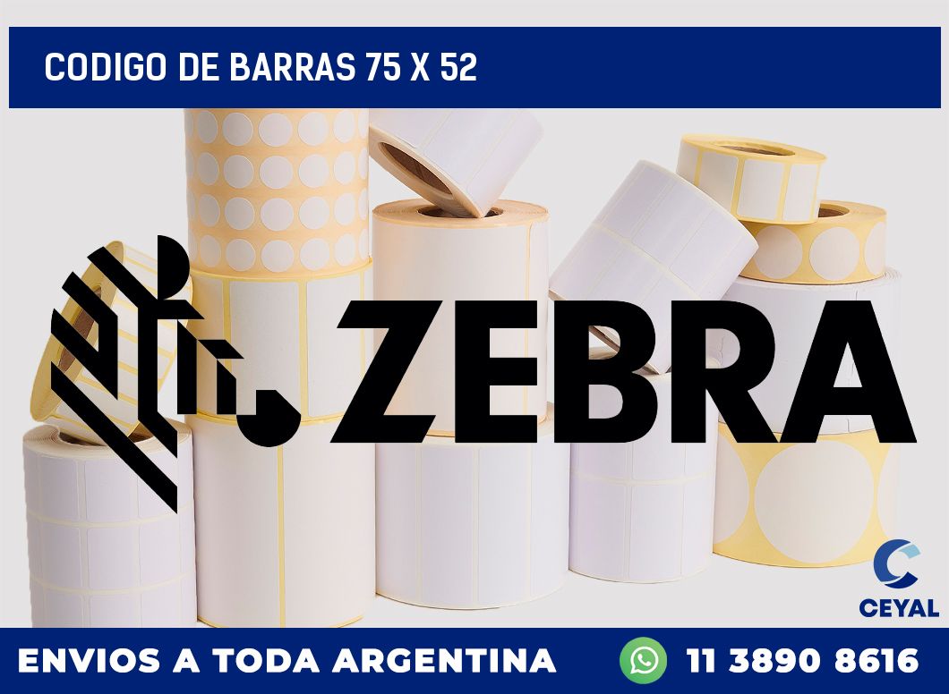 codigo de barras 75 x 52