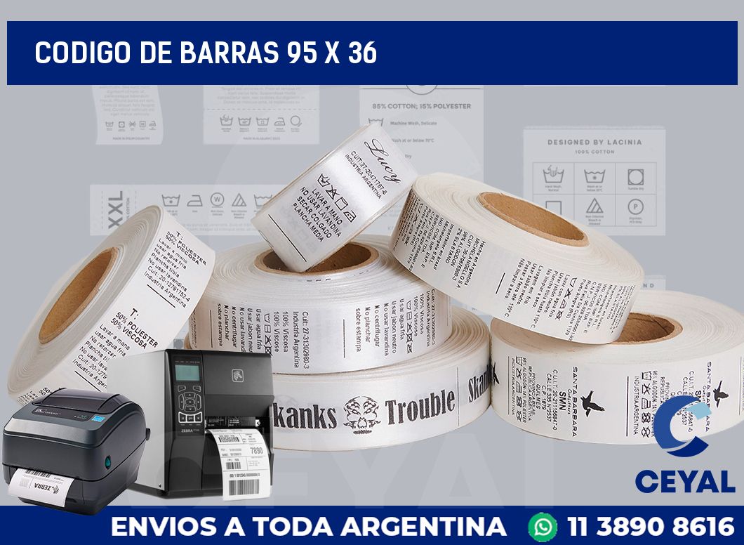codigo de barras 95 x 36