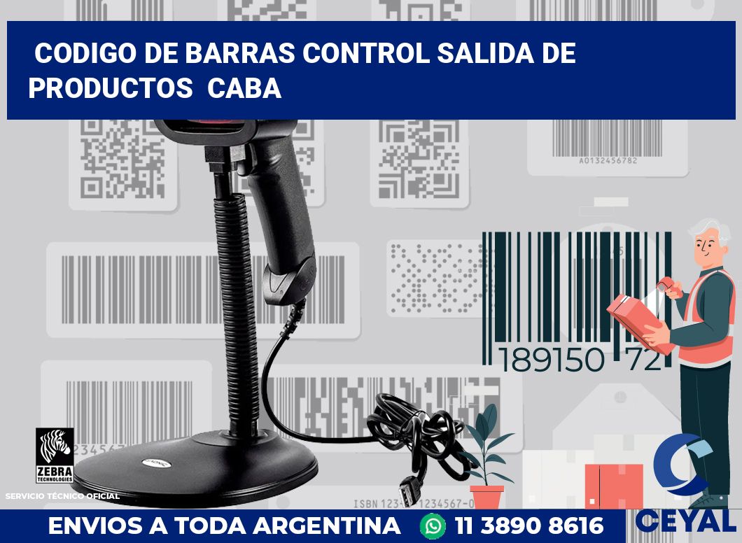 codigo de barras control salida de productos  CABA