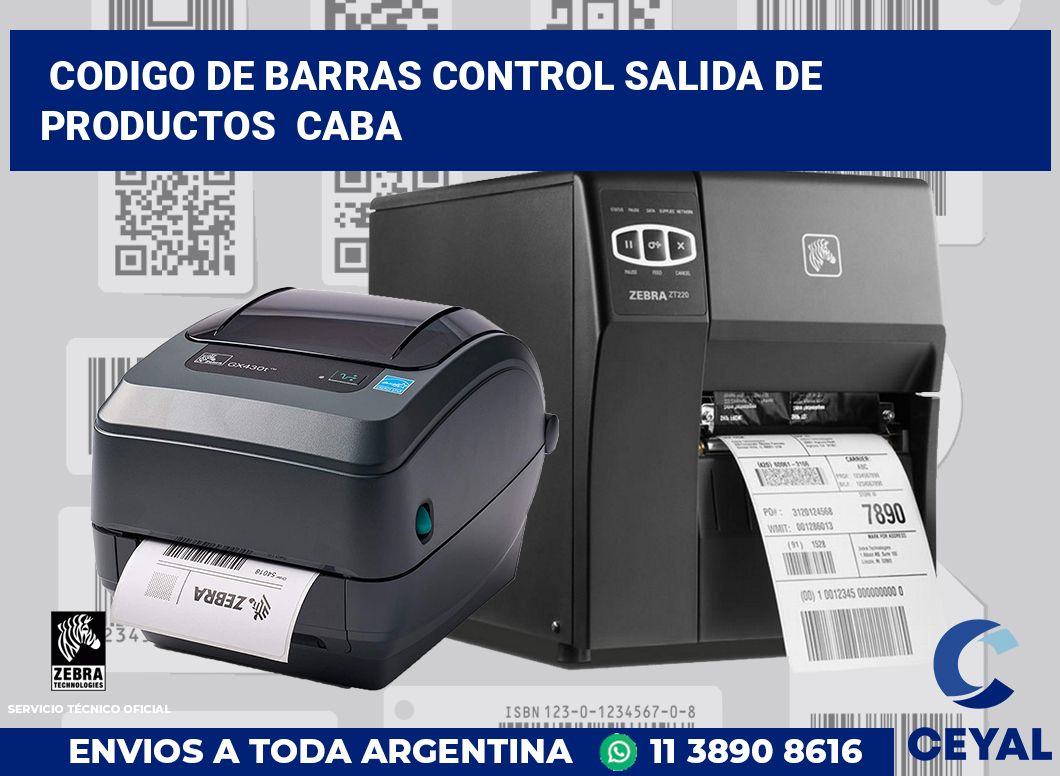 codigo de barras control salida de productos  CABA