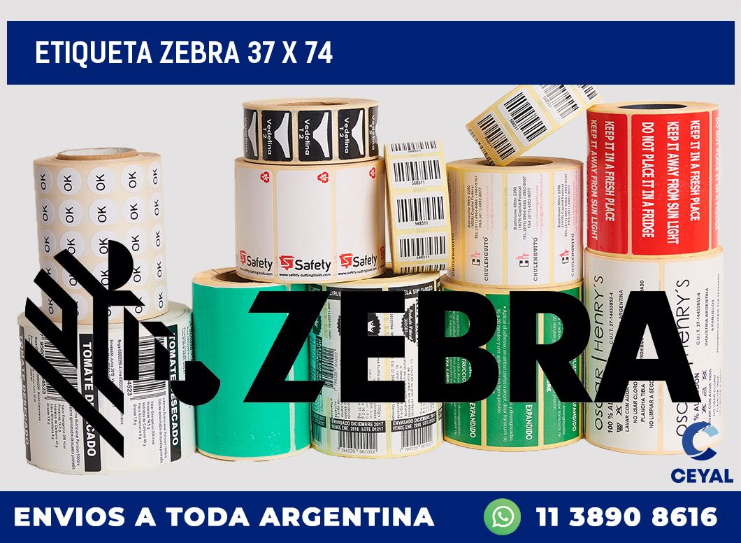 etiqueta zebra 37 x 74