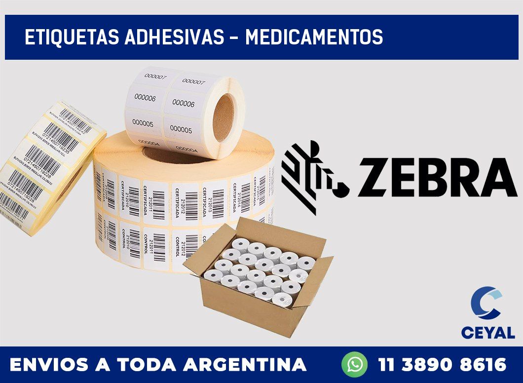 etiquetas adhesivas - Medicamentos