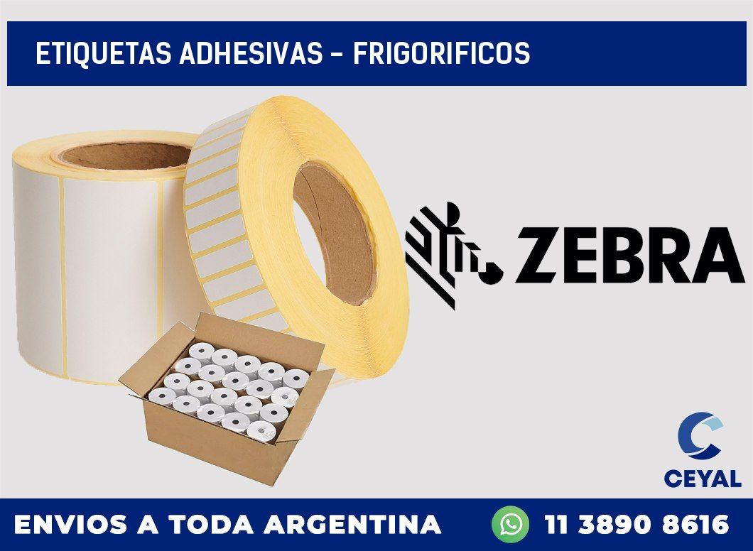 etiquetas adhesivas - frigorificos