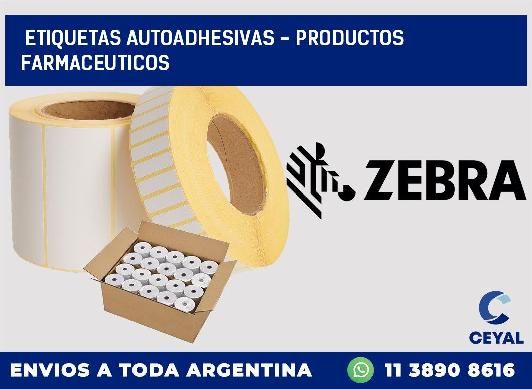 etiquetas autoadhesivas – productos farmaceuticos