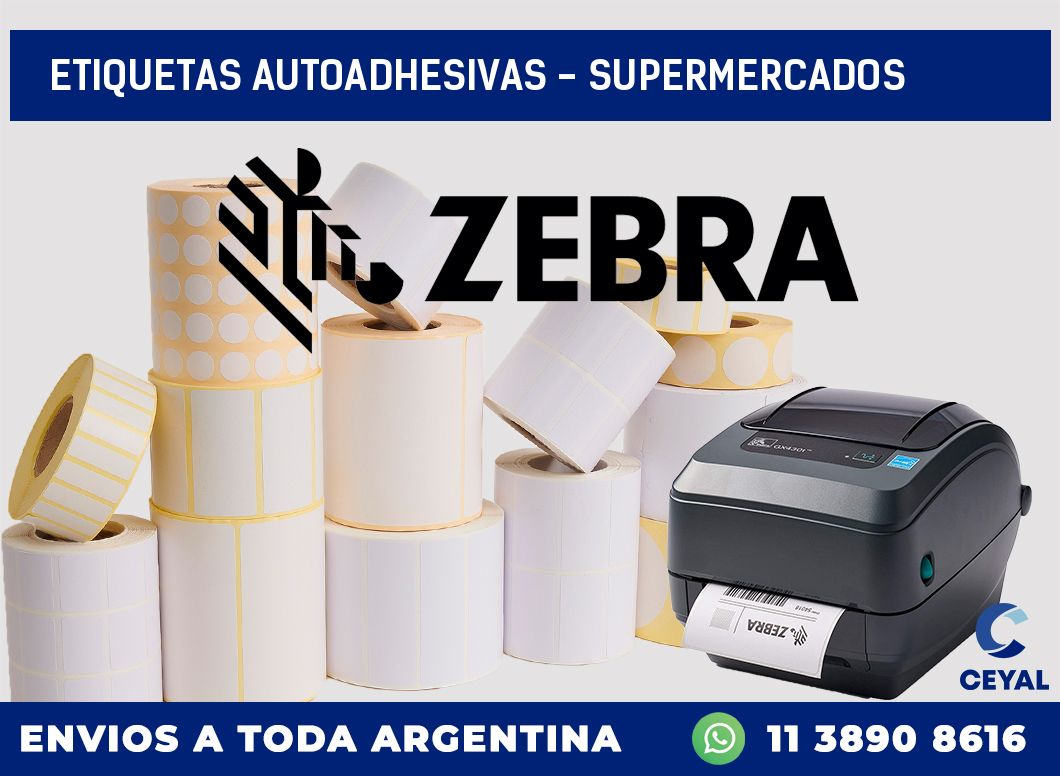 etiquetas autoadhesivas – supermercados