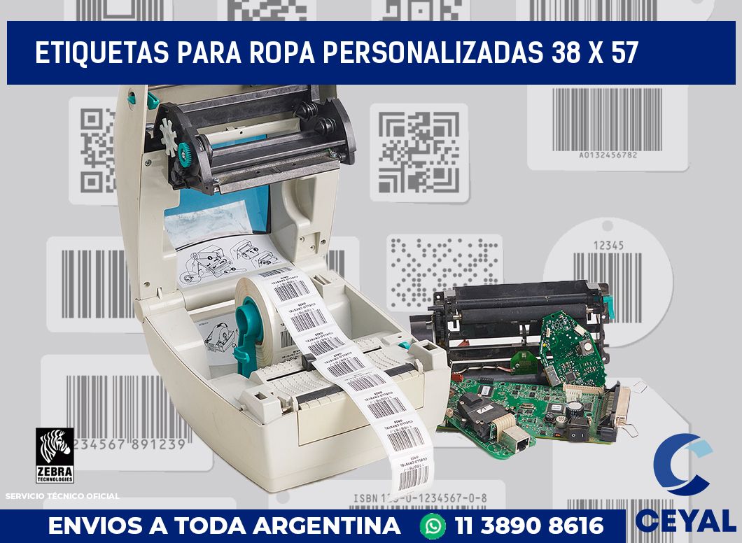 etiquetas para ropa personalizadas 38 x 57