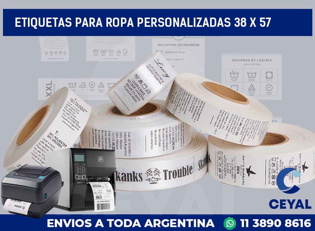 etiquetas para ropa personalizadas 38 x 57