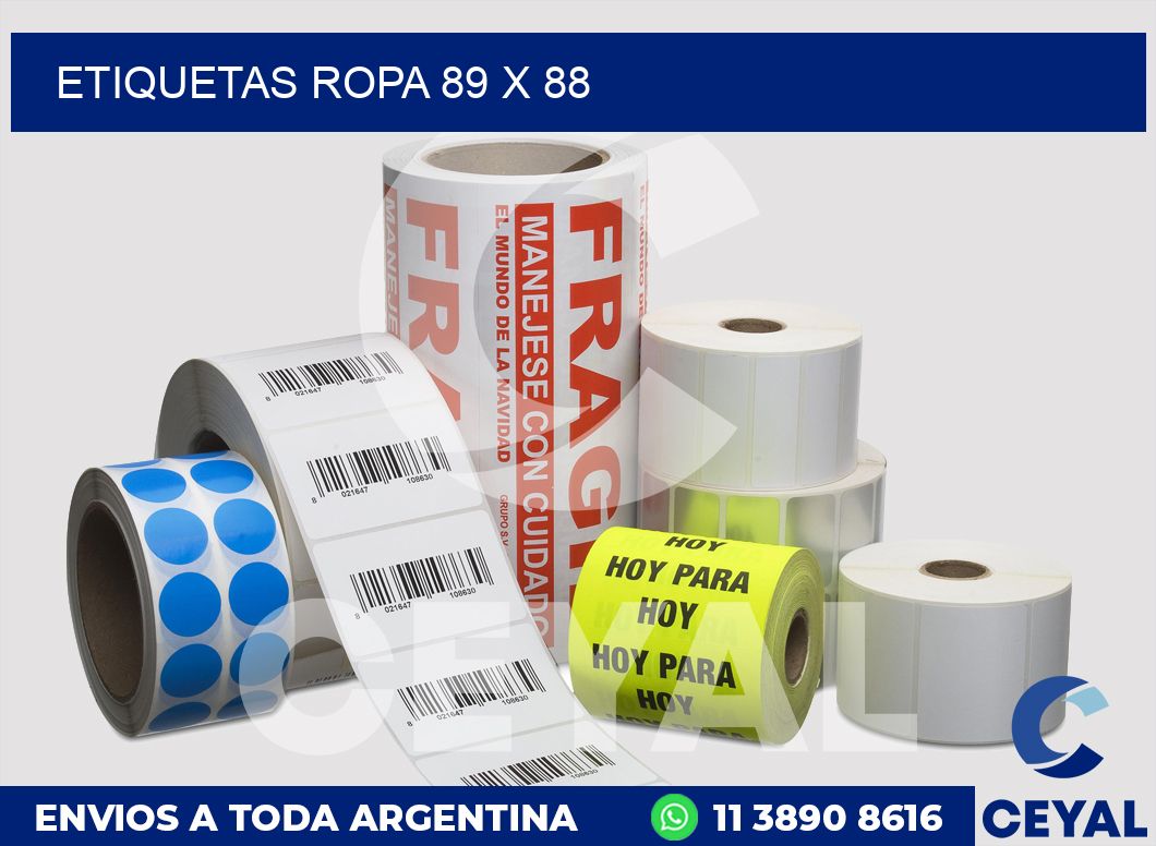 etiquetas ropa 89 x 88