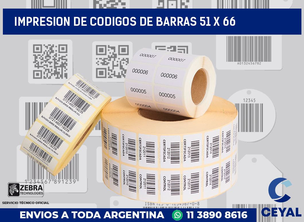 impresion de codigos de barras 51 x 66