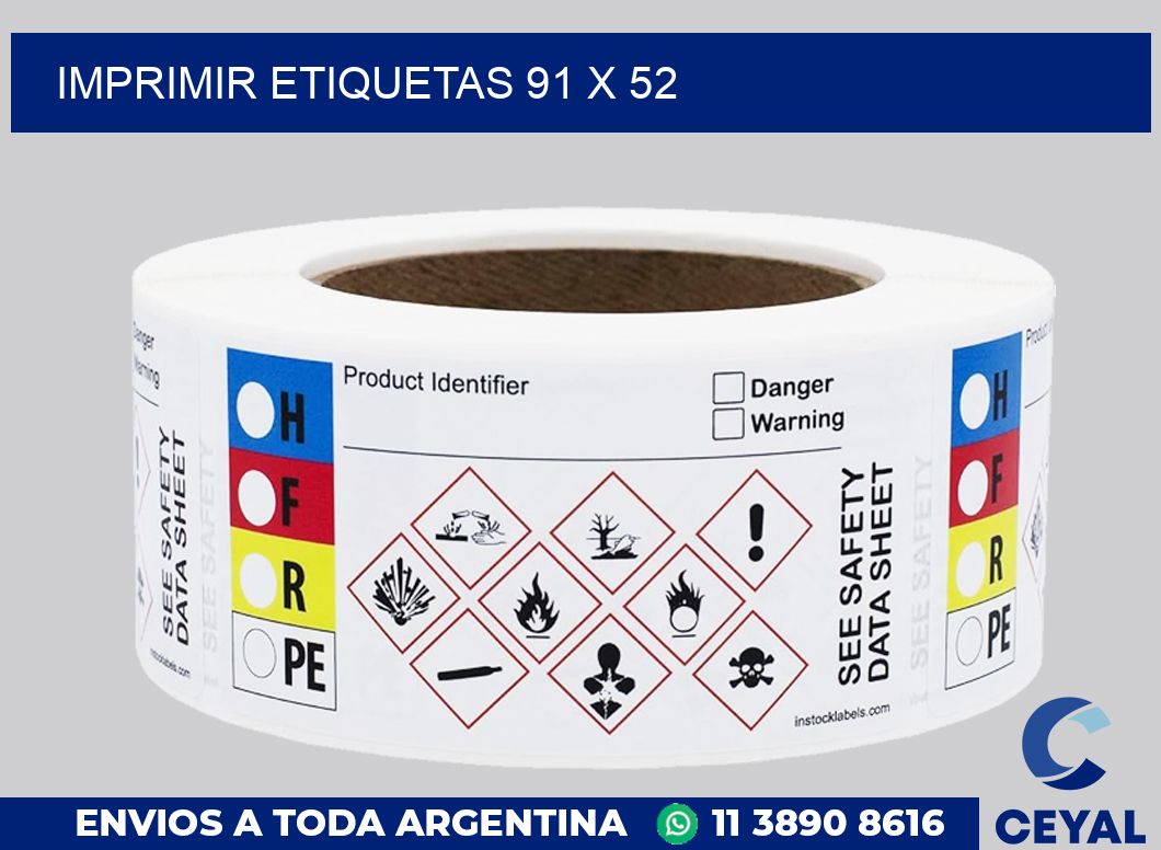 imprimir etiquetas 91 x 52