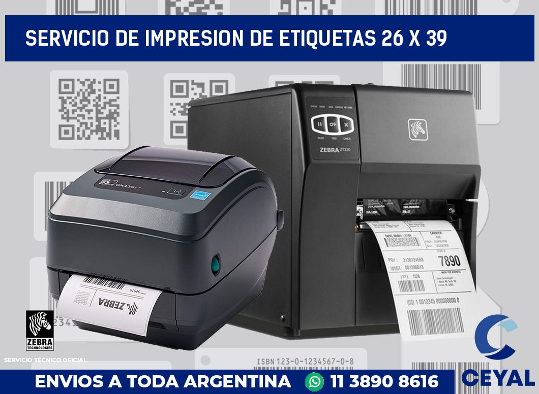 servicio de impresion de etiquetas 26 x 39