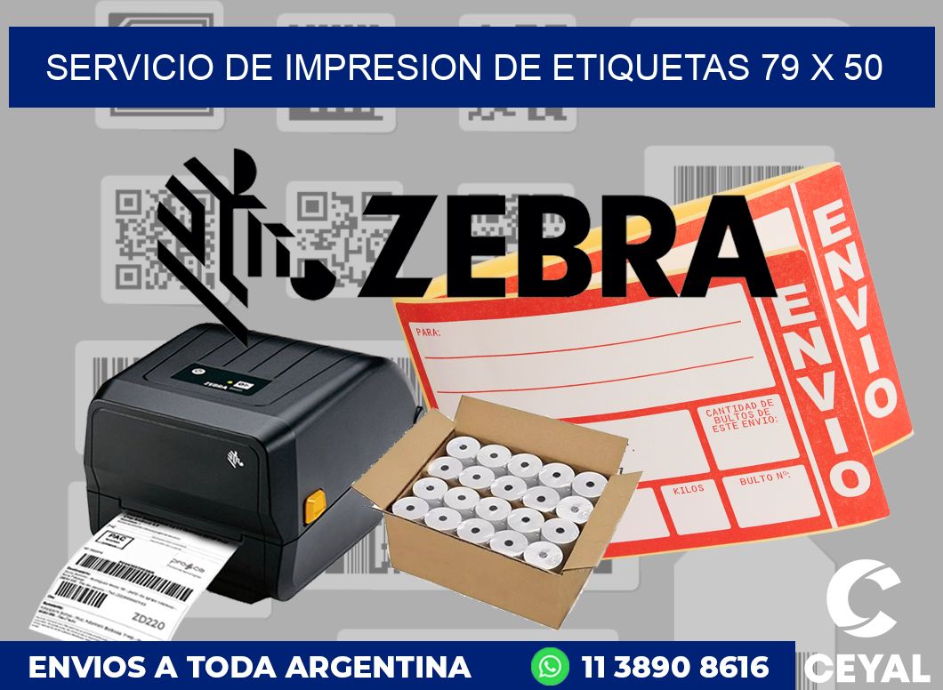 servicio de impresion de etiquetas 79 x 50