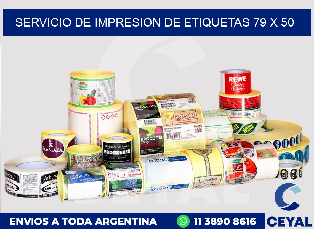 servicio de impresion de etiquetas 79 x 50