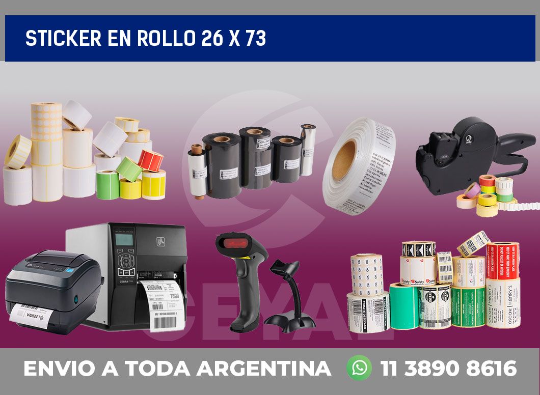 sticker en rollo 26 x 73