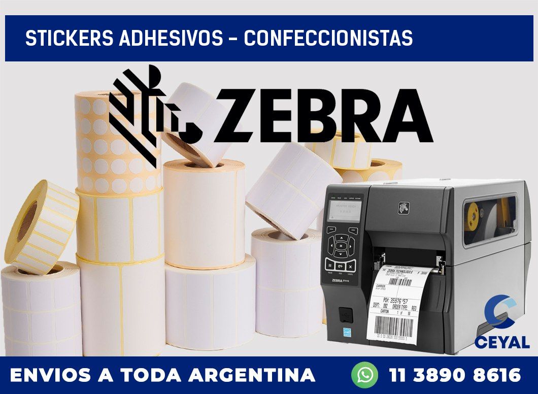 stickers adhesivos – confeccionistas