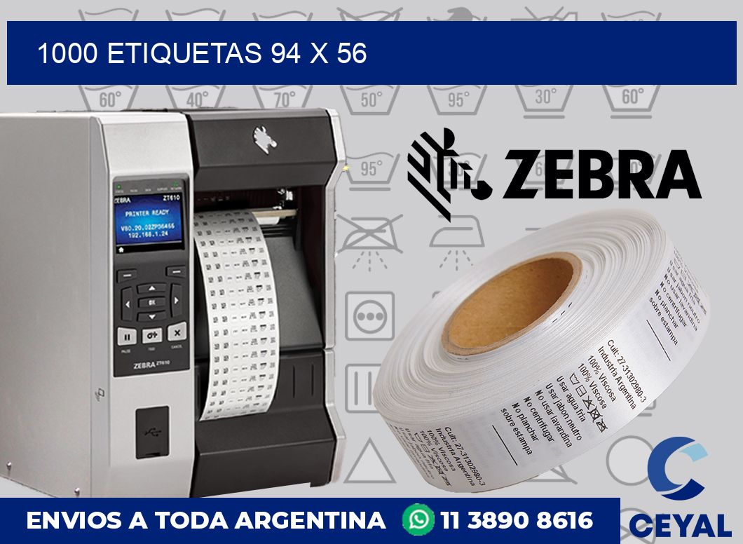 1000 etiquetas 94 x 56