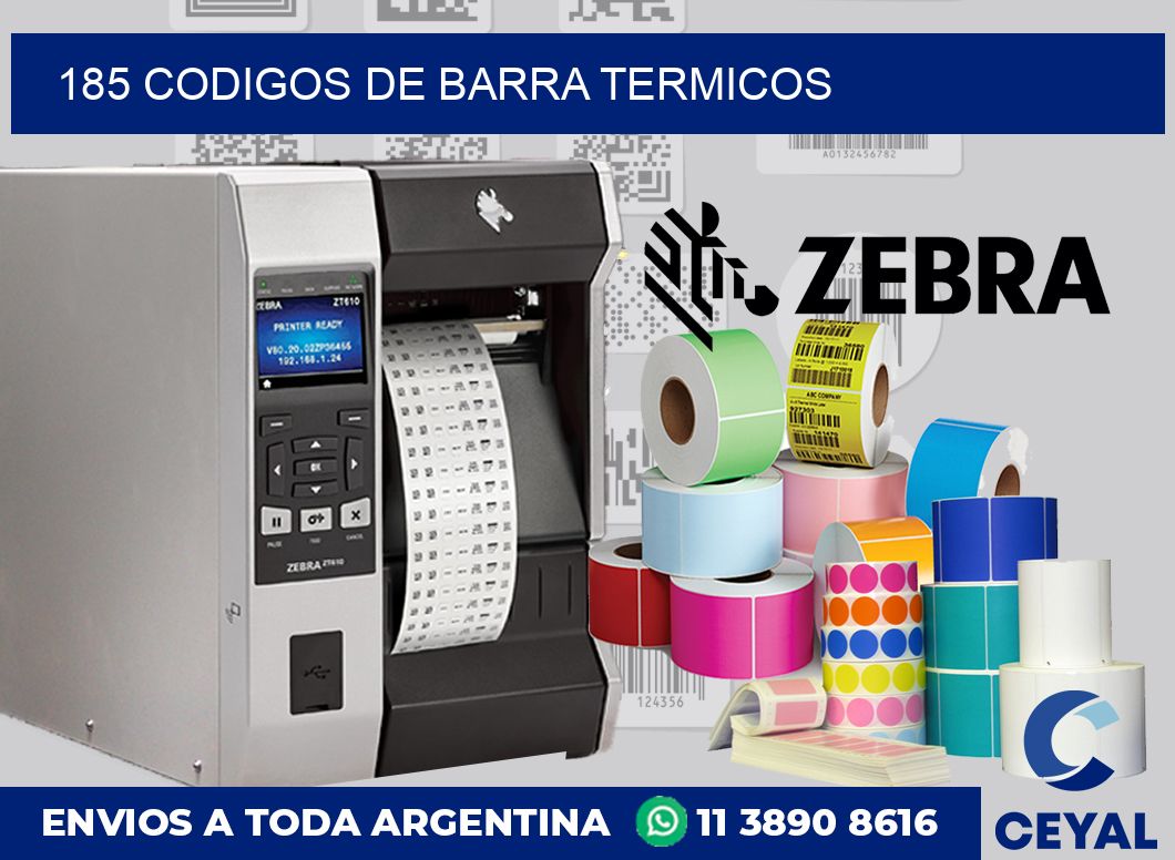 185 Codigos de barra termicos