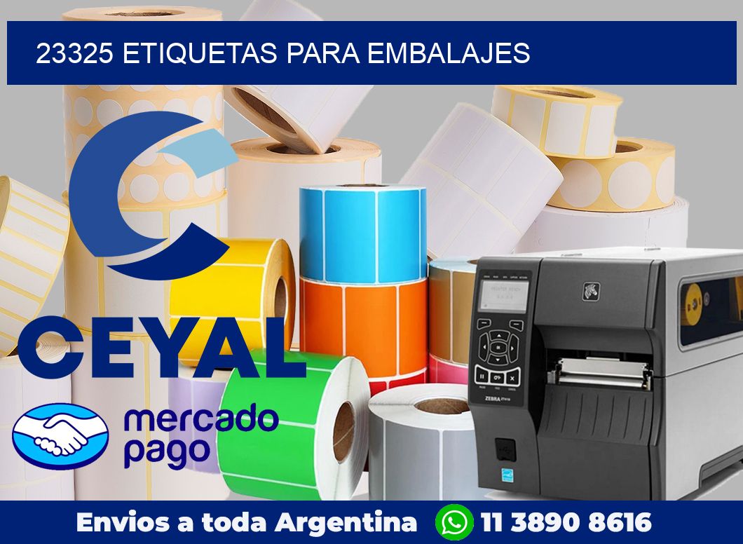 23325 Etiquetas para embalajes