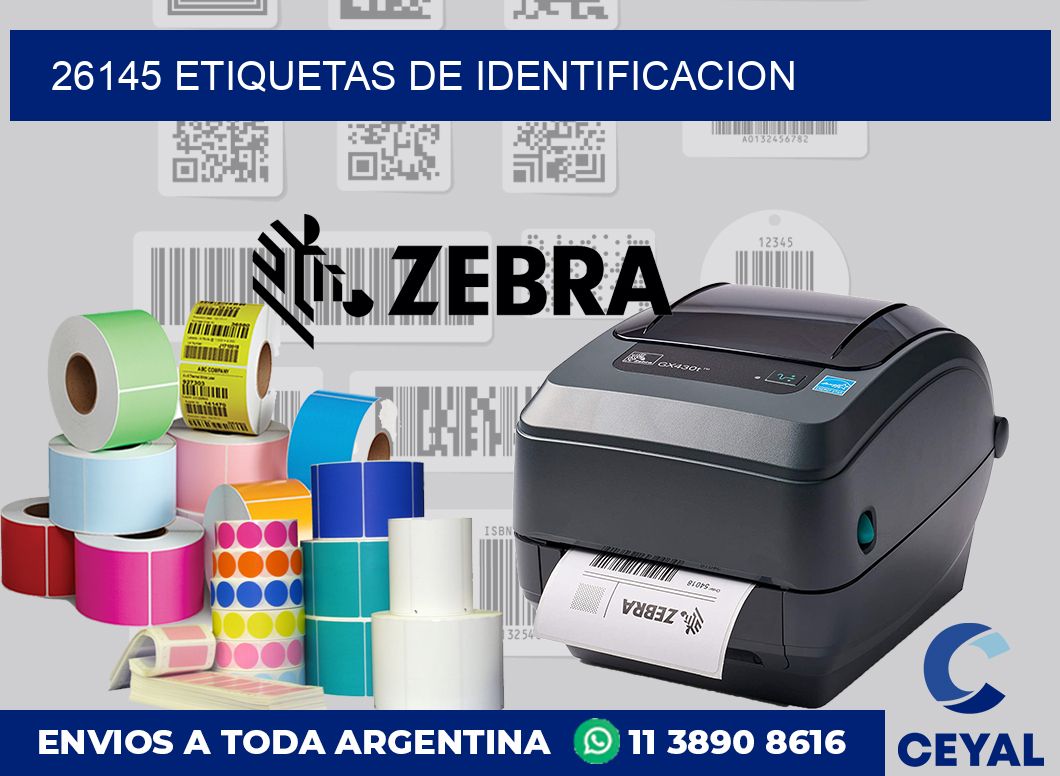 26145 Etiquetas de identificacion